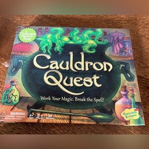 Cauldron Quest Board Game - Green and Black